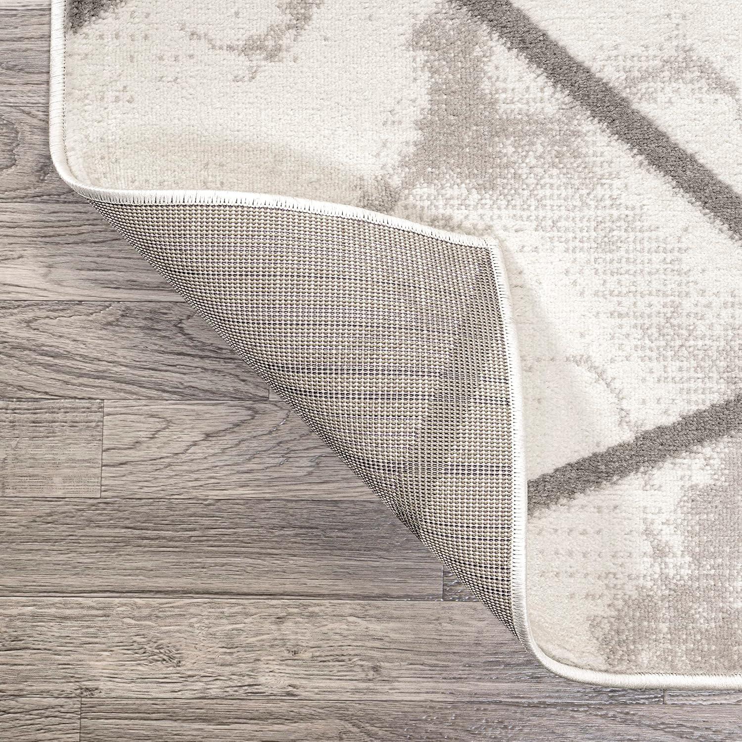 image:imageJONATHAN Y Patras Modern Geometric Marbled IvoryGray Indoor Area Rug 3x5 Coastal Contemporary EasyCleaning for Living Room Bedroom Kitchen Pet Friendly NonShedding LUX105A3311 x 6 Rectangular