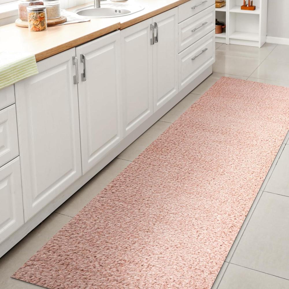 image:imageJONATHAN Y Machine Washable Light Blue Indoor Area Rug 3X5 ft Clayton Coastal Solid Glam Shag for Living Room Bedroom Kitchen Office EasyCleaning PetFriendly NonShedding WSH400E3Pink
