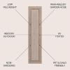 JONATHAN Y Border Stripe Indoor Outdoor Area Rug 3X5 Beige/Cream, Beckett Classic Casual for Backyard, Patio, Porch, Easy-Cleaning, High Traffic, Pet-Friendly, Non-Shedding (TSN208A-3)(2′ x 7’10” (Runner))