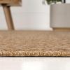 JONATHAN Y Easy Jute Rustic Indoor Outdoor Area Rug Brown 5X8, Rowena Herringbone for Backyard, Patio, Easy-Cleaning, High Traffic, Pet-Friendly, Hose Washable, Non-Shedding FXV203B-5(Brown)