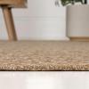 JONATHAN Y Easy Jute Rustic Indoor Outdoor Area Rug Brown 5X8, Rowena Herringbone for Backyard, Patio, Easy-Cleaning, High Traffic, Pet-Friendly, Hose Washable, Non-Shedding FXV203B-5(Beige)