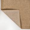 JONATHAN Y Easy Jute Rustic Indoor Outdoor Area Rug Natural 5X8, Maxine Border Rib for Backyard, Patio, Easy-Cleaning, High Traffic, Pet-Friendly, Hose Washable, Non-Shedding FXV202A-5(Natural)