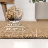 JONATHAN Y Easy Jute Rustic Indoor Outdoor Area Rug Natural 5X8, Maxine Border Rib for Backyard, Patio, Easy-Cleaning, High Traffic, Pet-Friendly, Hose Washable, Non-Shedding FXV202A-5(Natural)