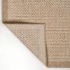 JONATHAN Y Easy Jute Rustic Indoor Outdoor Area Rug Natural 5X8, Maxine Border Rib for Backyard, Patio, Easy-Cleaning, High Traffic, Pet-Friendly, Hose Washable, Non-Shedding FXV202A-5(Beige)