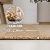 JONATHAN Y Easy Jute Rustic Indoor Outdoor Area Rug Natural/Beige 5X8, Sutton Modern Stripe for Backyard, Patio, Easy-Cleaning, High Traffic, Pet-Friendly, Hose Washable, Non-Shedding FXV205A-5(Natural/Beige)