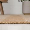 JONATHAN Y Easy Jute Rustic Indoor Outdoor Area Rug Natural/Beige 5X8, Sutton Modern Stripe for Backyard, Patio, Easy-Cleaning, High Traffic, Pet-Friendly, Hose Washable, Non-Shedding FXV205A-5(Natural/Beige)
