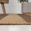 JONATHAN Y Easy Jute Rustic Indoor Outdoor Area Rug Natural/Beige 5X8, Sutton Modern Stripe for Backyard, Patio, Easy-Cleaning, High Traffic, Pet-Friendly, Hose Washable, Non-Shedding FXV205A-5(Natural/Brown)