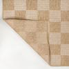 JONATHAN Y Easy Jute Rustic Indoor Outdoor Area Rug Natural/Brown 5X8, Mason Checker for Backyard, Patio, Easy-Cleaning, High Traffic, Pet-Friendly, Hose Washable, Non-Shedding FXV200B-5(Natural/Beige)