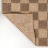 JONATHAN Y Easy Jute Rustic Indoor Outdoor Area Rug Natural/Brown 5X8, Mason Checker for Backyard, Patio, Easy-Cleaning, High Traffic, Pet-Friendly, Hose Washable, Non-Shedding FXV200B-5(Natural/Brown)