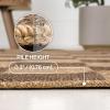JONATHAN Y Easy Jute Rustic Indoor Outdoor Area Rug Natural/Brown 5X8, Mason Checker for Backyard, Patio, Easy-Cleaning, High Traffic, Pet-Friendly, Hose Washable, Non-Shedding FXV200B-5(Natural/Brown)