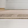 JONATHAN Y Geometric Border Indoor Outdoor Area Rug 3X5 Cream/Beige, Athena Classic for Backyard, Patio, Porch, Easy-Cleaning, High Traffic, Pet-Friendly, Non-Shedding (TSN212A-3)(2′ x 7’10” (Runner))