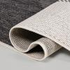 JONATHAN Y Geometric Organic Shapes Indoor Outdoor Area Rug 3X5 Cream/Navy, Zia Modern for Backyard, Patio, Porch, Easy-Cleaning, High Traffic, Pet-Friendly, Non-Shedding (TSN306B-3)(Cream/Black)