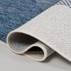 JONATHAN Y Geometric Organic Shapes Indoor Outdoor Area Rug 3X5 Cream/Navy, Zia Modern for Backyard, Patio, Porch, Easy-Cleaning, High Traffic, Pet-Friendly, Non-Shedding (TSN306B-3)(Cream/Navy)