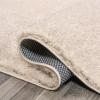 JONATHAN Y Machine Washable Light Blue Indoor Area Rug 3X5 ft, Clayton Coastal Solid Glam Shag for Living Room, Bedroom, Kitchen, Office, Easy-Cleaning, Pet-Friendly, Non-Shedding WSH400E-3(White)