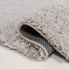JONATHAN Y Machine Washable Light Blue Indoor Area Rug 3X5 ft, Clayton Coastal Solid Glam Shag for Living Room, Bedroom, Kitchen, Office, Easy-Cleaning, Pet-Friendly, Non-Shedding WSH400E-3(Light Gray)