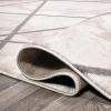 JONATHAN Y Patras Modern Geometric Marbled Ivory/Gray Indoor Area Rug, 3×5, Coastal, Contemporary, Easy-Cleaning for Living Room, Bedroom, Kitchen, Pet Friendly, Non-Shedding (LUX105A-3)(2′ x 8′ (Runner))