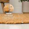 JONATHAN Y Seaside Cottage Scallop Edge Jute Natural Indoor Area Rug, 5×8, Farmhouse, Rustic, Cottage, Easy-Cleaning for Living Room, Bedroom, Kitchen, Non-Shedding (RNF201A-5)(Natural)