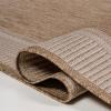 JONATHAN Y Wide Stripe Border Indoor Outdoor Area Rug 3X5 Beige/Cream, Hali Coastal Casual for Backyard, Patio, Porch, Easy-Cleaning, High Traffic, Pet-Friendly, Non-Shedding (TSN211A-3)(2′ x 7’10” (Runner))