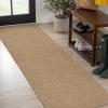 JONATHAN Y Easy Jute Rustic Indoor Outdoor Area Rug Natural 5X8, Mason Checker for Backyard, Patio, Easy-Cleaning, High Traffic, Pet-Friendly, Hose Washable, Non-Shedding FXV201A-5(Natural)
