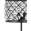JONATHAN Y 22.5″ Oil Rubbed Bronze 2-Light Crystal and Iron Table Lamp, Modern Glam Bedside Nightstand Lamp with Clear Crystal Spheres, UL Listed, LED Bulbs Included JYL9022A