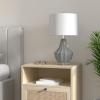 JONATHAN Y 24.5″ Cream Ceramic Table Lamp for Bedroom, Modern Bedside Desk Lamp, White Linen Drum Shade, Fluted Gourd for Living Room, LED Bulb Included (JYL8018C)(Gray)