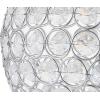 JONATHAN Y 8.25″ Clear Acrylic and Chrome Globe LED Table Lamp, Modern Glam Textured Crystal Body for Nightstand, Bedroom, and Living Room, LED Bulb Included JYL1042A