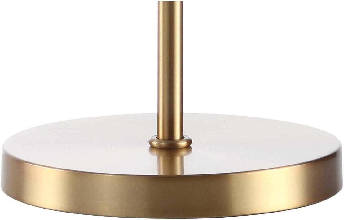 image:imageJONATHAN Y 25 Brass GoldClear Table Lamp Modern Industrial Chandelier Style Light Clear Crystal Beads Glam Bedside Nightstand Lamp for Bedroom Living Room LED Bulb Included JYL9004BBrass Gold