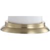 JONATHAN Y 29″ White/Brass Gold Modern Ceramic Column Table Lamp with Brass Gold Base, Elegant Bedside Lamp for Living Room Bedroom Nightstand, White Linen Shade, LED Bulb Included (JYL3046B)(White/Brass Gold)
