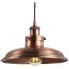 JONATHAN Y 11″ Copper Industrial Rustic LED Pendant Light, Adjustable Iron Hanging Ceiling Fixture for Kitchen Island, Dimmable, Copper Metal Shade, LED Bulb Included JYL9529A(Copper)