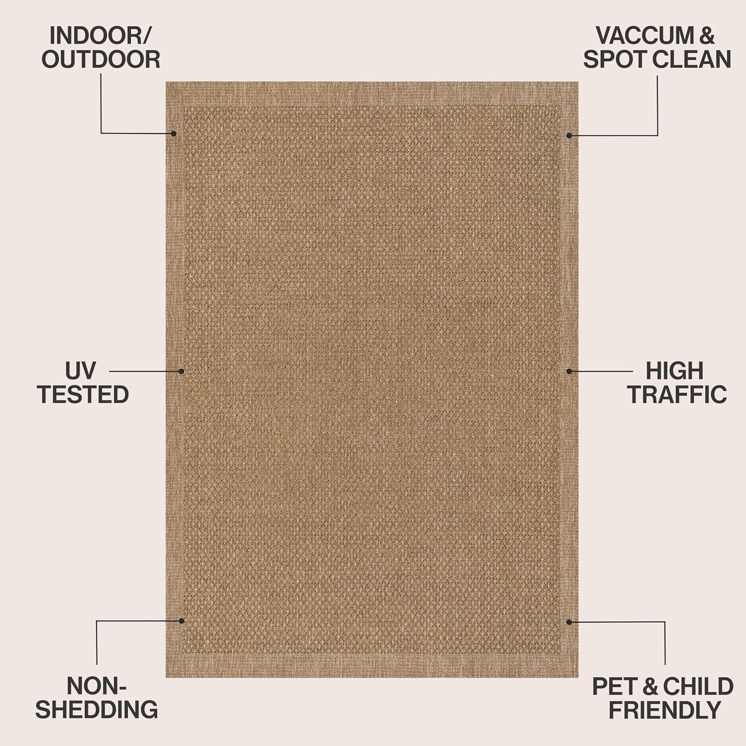 image:imageJONATHAN Y Easy Jute Rustic Indoor Outdoor Runner Rug Natural 2X8 Solana Easy Solid Color for Backyard Patio Porch EasyCleaning High Traffic PetFriendly Hose Washable NonShedding FXV100A28Dark Gray
