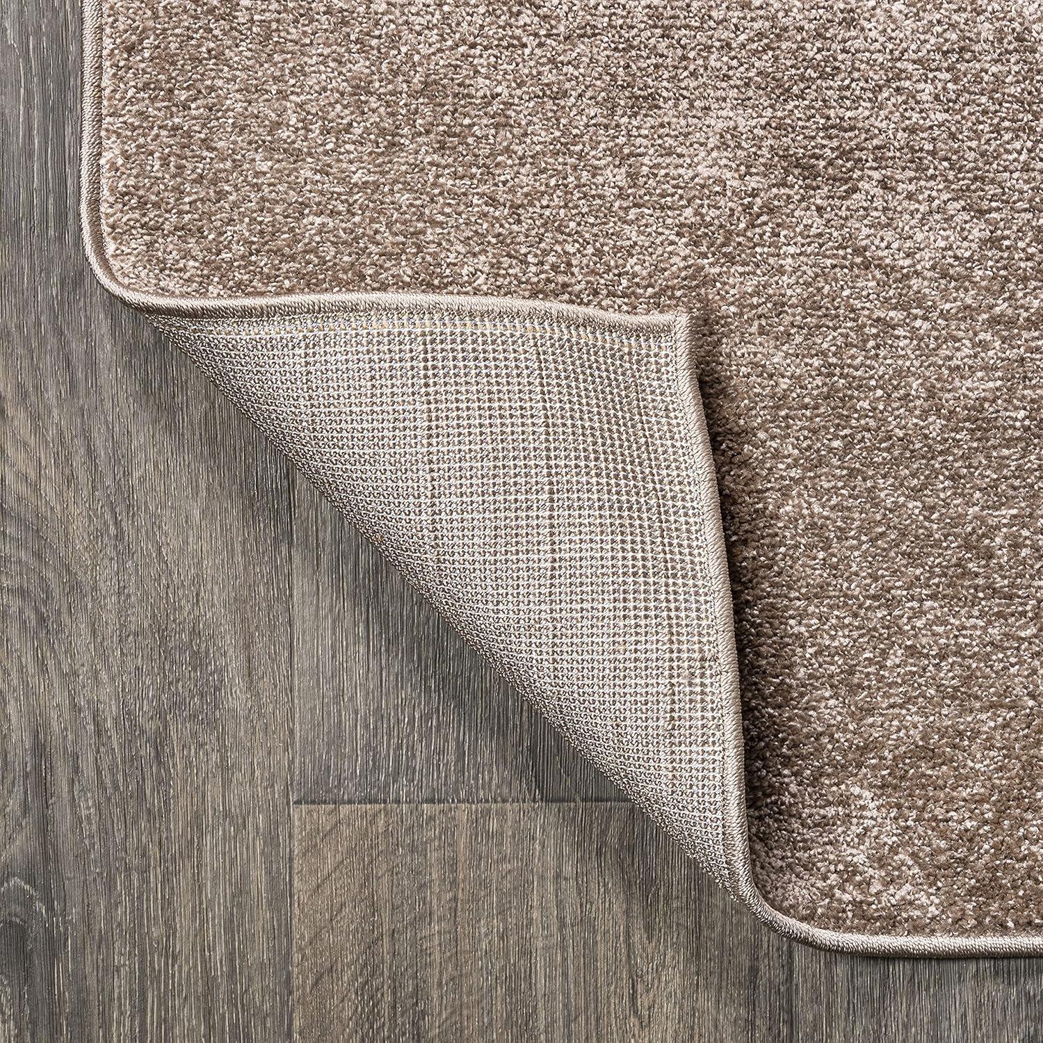 image:imageJONATHAN Y Haze Solid LowPile Brown Indoor Area Rug 5x8 CoastalBohemianMinimalistClassic EasyCleaning for Living RoomBedroomKitchenPet FriendlyNonShedding SEU100J5