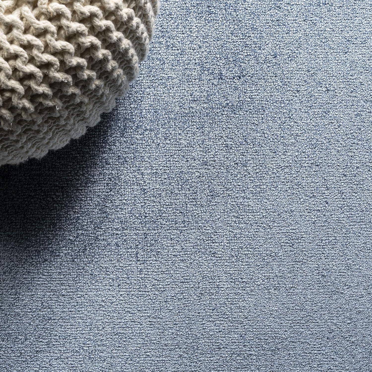 image:imageJONATHAN Y Haze Solid LowPile Classic Blue Indoor Area Rug 5x8 CoastalBohemianMinimalistClassic EasyCleaning for Living RoomBedroomKitchenPet FriendlyNonShedding SEU100F5