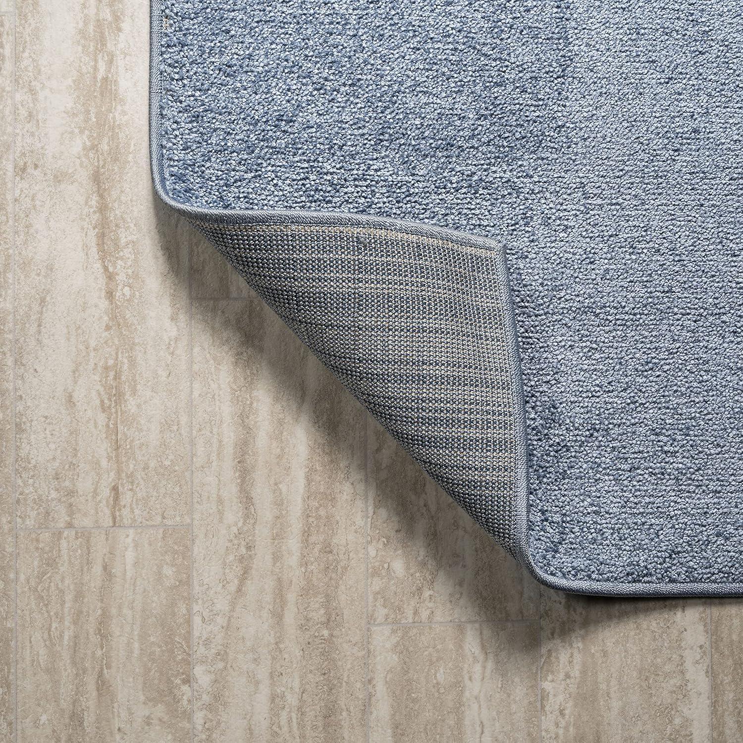 image:imageJONATHAN Y Haze Solid LowPile Classic Blue Indoor Area Rug 9x12 CoastalBohemianMinimalistClassic EasyCleaning for Living RoomBedroomKitchenPet FriendlyNonShedding SEU100F9