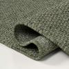 JONATHAN Y Easy Jute Rustic Indoor Outdoor Runner Rug Natural 2X8, Solana Easy Solid Color for Backyard, Patio, Porch, Easy-Cleaning, High Traffic, Pet-Friendly, Hose Washable, Non-Shedding FXV100A-28(Green)