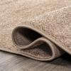JONATHAN Y Haze Solid Low-Pile Beige Runner Rug 2×8, Coastal,Bohemian,Minimalist,Classic, Easy-Cleaning for Living Room,Bedroom,Kitchen,Pet Friendly,Non-Shedding (SEU100G-28)