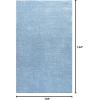 JONATHAN Y Haze Solid Low-Pile Classic Blue Indoor Area Rug 9×12, Coastal,Bohemian,Minimalist,Classic, Easy-Cleaning for Living Room,Bedroom,Kitchen,Pet Friendly,Non-Shedding (SEU100F-9)