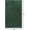 JONATHAN Y Haze Solid Low-Pile Emerald Indoor Area Rug 5×8, Coastal,Bohemian,Minimalist,Classic, Easy-Cleaning for Living Room,Bedroom,Kitchen,Pet Friendly,Non-Shedding (SEU100L-5)
