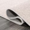 JONATHAN Y Haze Solid Low-Pile Ivory Runner Rug 2×8, Coastal,Bohemian,Minimalist,Classic, Easy-Cleaning for Living Room,Bedroom,Kitchen,Pet Friendly,Non-Shedding (SEU100D-28)
