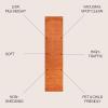 JONATHAN Y Haze Solid Low-Pile Orange Runner Rug 2×8, Coastal,Bohemian,Minimalist,Classic, Easy-Cleaning for Living Room,Bedroom,Kitchen,Pet Friendly,Non-Shedding (SEU100M-28)