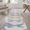 JONATHAN Y Machine-Washable Cream/Multi Runner Rug, 2×8, Kingdarr T-Rex Modern, Casual, Kids & Novelty for Living Room, Dining Room, Bedroom, Kitchen Easy-Cleaning, Non-Shedding (KDW103A-28)(Cream/Multi)