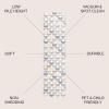 JONATHAN Y Machine-Washable Cream/Multi Runner Rug, 2×8, Kingdarr T-Rex Modern, Casual, Kids & Novelty for Living Room, Dining Room, Bedroom, Kitchen Easy-Cleaning, Non-Shedding (KDW103A-28)(Ivory/Blue/Orange Hearts)