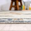JONATHAN Y Machine-Washable Cream/Multi Runner Rug, 2×8, Kingdarr T-Rex Modern, Casual, Kids & Novelty for Living Room, Dining Room, Bedroom, Kitchen Easy-Cleaning, Non-Shedding (KDW103A-28)(Ivory/Blue/Orange Stars)
