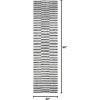 JONATHAN Y Offset Stripe Indoor Outdoor Area Rug 3X5 Black/Ivory, Sukie Modern for Backyard, Patio, Porch, Easy-Cleaning, High Traffic, Pet-Friendly, Non-Shedding (SMB133F-3)(Black/Ivory)