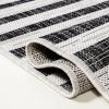 JONATHAN Y Offset Stripe Indoor Outdoor Area Rug 3X5 Black/Ivory, Sukie Modern for Backyard, Patio, Porch, Easy-Cleaning, High Traffic, Pet-Friendly, Non-Shedding (SMB133F-3)(Ivory/Black)