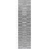 JONATHAN Y Offset Stripe Indoor Outdoor Area Rug 3X5 Black/Ivory, Sukie Modern for Backyard, Patio, Porch, Easy-Cleaning, High Traffic, Pet-Friendly, Non-Shedding (SMB133F-3)(Ivory/Black)