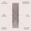 JONATHAN Y Offset Stripe Indoor Outdoor Area Rug 3X5 Black/Ivory, Sukie Modern for Backyard, Patio, Porch, Easy-Cleaning, High Traffic, Pet-Friendly, Non-Shedding (SMB133F-3)(Beige/Brown)
