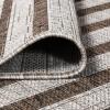 JONATHAN Y Offset Stripe Indoor Outdoor Area Rug 3X5 Black/Ivory, Sukie Modern for Backyard, Patio, Porch, Easy-Cleaning, High Traffic, Pet-Friendly, Non-Shedding (SMB133F-3)(Beige/Brown)