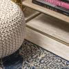 JONATHAN Y Ornate Medallions Indoor Outdoor Area Rug 3X5 Navy/Beige, Tuscany for Backyard, Patio, Porch, Easy-Cleaning, High Traffic, Pet-Friendly, Non-Shedding (SMB121A-3)(Navy/Beige)