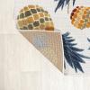 JONATHAN Y Pineapple High-Low Indoor Outdoor Area Rug 3X5 Orange/Navy, Ananas Bold for Backyard, Patio, Porch, Easy-Cleaning, High Traffic, Pet-Friendly, Non-Shedding (AMC117A-3)(2’3″ x 8′ (Runner))