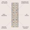 JONATHAN Y Scroll Trellis Indoor Outdoor Area Rug 3X5 Cream/Blue/Red, Atrani for Backyard, Patio, Porch, Easy-Cleaning, High Traffic, Pet-Friendly, Non-Shedding (AMC110A-3)(2’3″ x 8′ (Runner))